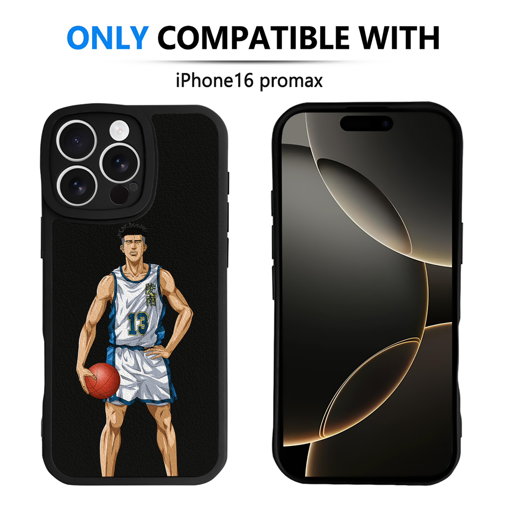 （画像用） SLAM DUNK／スラムダンク 【iPhone 16シリーズ対応】シリコンスマホケース（レザー調） 材質：シリコン